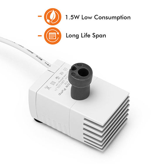 Replacement Pump for WOpet Bloom Water Fountain