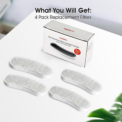 wopet dog water fountain filters