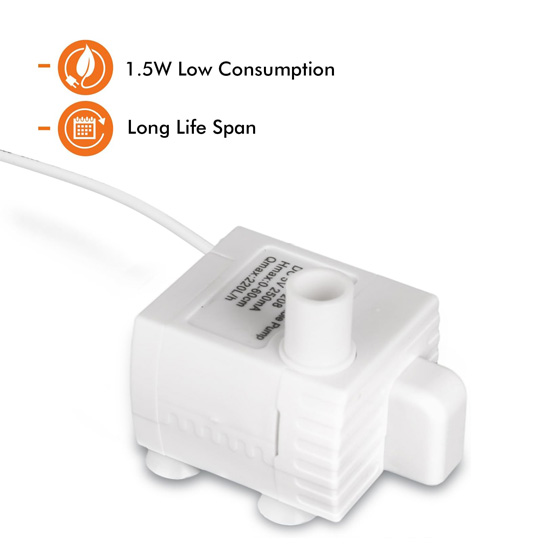 Replacement Pump for WOpet Basin Dog Water Fountain