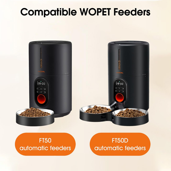 WOpet 4 Pack Pet Food Desiccant Bag for Automatic Cat Feeder