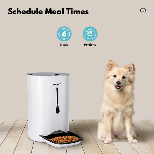 WOPET Automatic Pet Dry Food Feeder