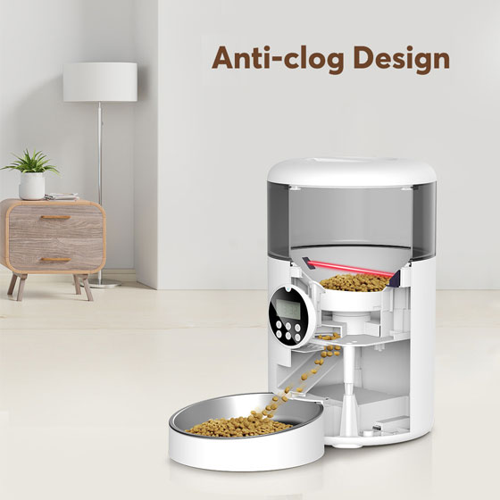 WOpet Automatic Pet Dry Food Feeder Timed Cat Food Dispenser丨Milo