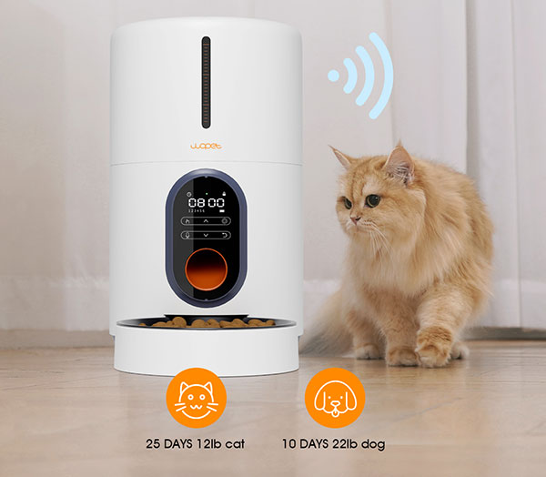 wopet automatic pet feeder programming