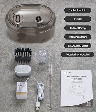 wopet cat water fountain