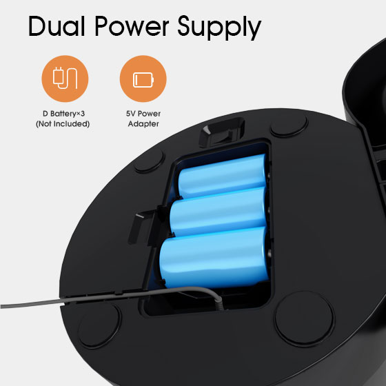 WOpet Even Automatic Pet Feeder for Two Cats and Dogs with Double Food Tray