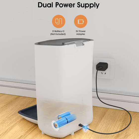 WOpet 7L Automatic Cat & Dog Timer Feeder Pet Food Dispenser丨Pioneer