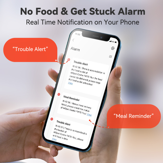 WOpet Castle WiFi Pet Feeder Automatic Cat Feeder with App Control
