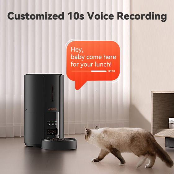 WOpet Castle WiFi Pet Feeder Automatic Cat Feeder with App Control