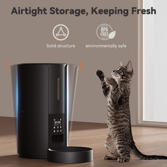 WOpet Automatic Pet Feeder Timed Cat & Dog Food Dispenser 5L丨Castle