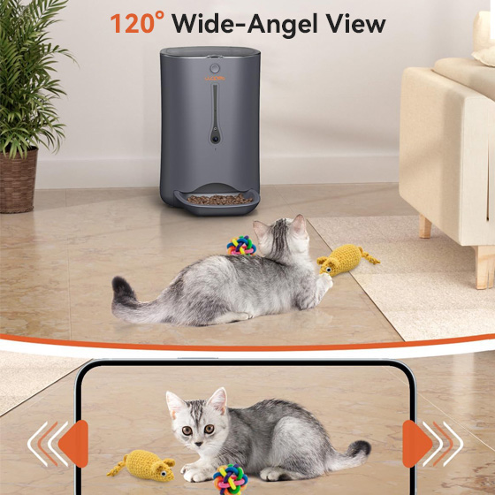 WOpet 7L WiFi Automatic Cat Feeder With Camera Dog Food Dispenser丨Pioneer Plus