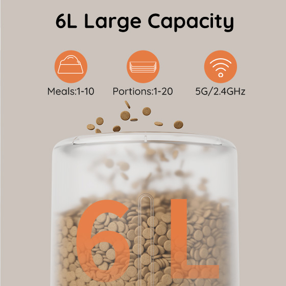 WOpet Heritage Air Smart Pace Feeder For Two Cats