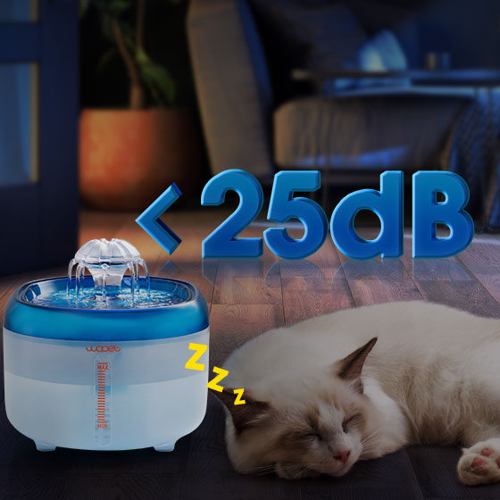 WOpet Cat Water Fountain Dog Water Dispenser Ultra Quiet丨Bloom