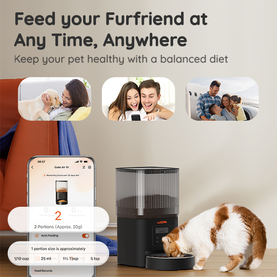 WOpet Cube Air WiFi Pet Feeder