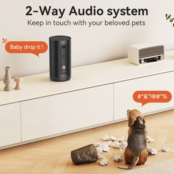 WOpet Guardian Dog Treat Camera Pet Treat Dispenser (Special Sale)