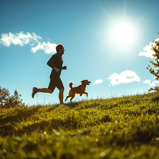 do regular exercise with your dog