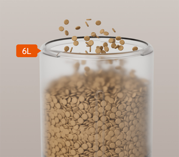 wopet automatic pet feeder 6l capacity